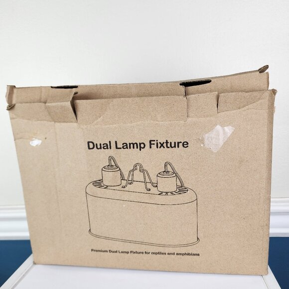 Wacool Reptile Dual Dome Lamp Fixture NIB - Picture 6 of 6
